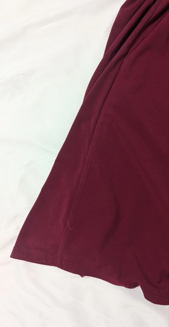 NWT Express Sleeveless Cutout Mini Dress, Color Wine Size S/P - Picture 7 of 15